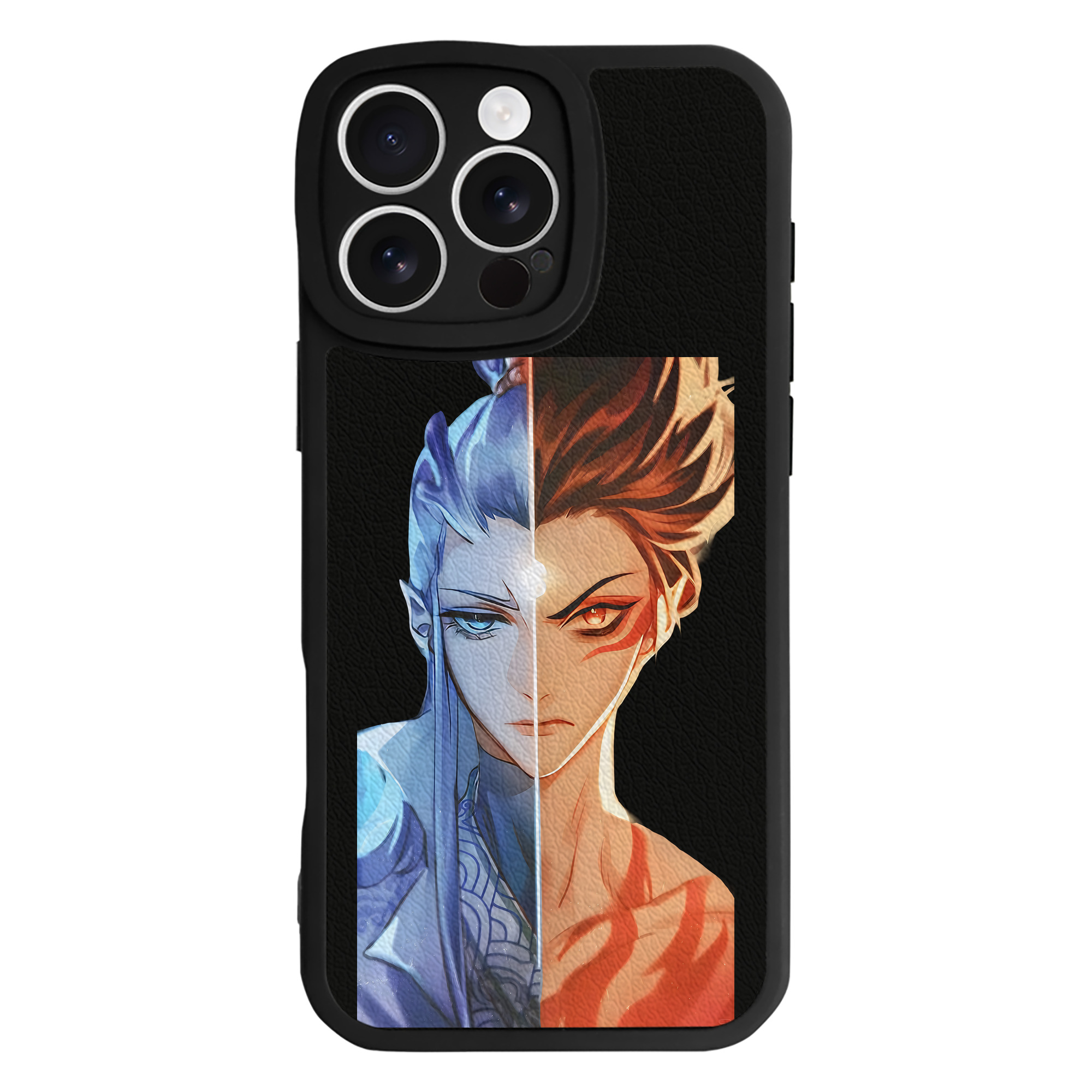 （画像用） Ne Zha 2 ナタ 魔童の大暴れ 【iPhone 16シリーズ対応】シリコンスマホケース（レザー調） 材質：シリコン
